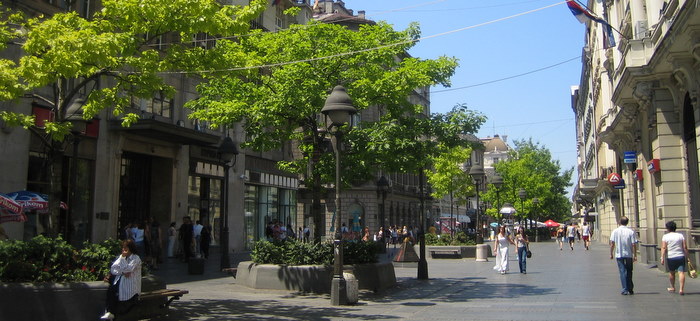 На кафе во Белград, Р. Србија