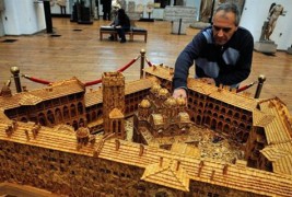 Рилскиот манастир изработен од 6 милиони чкорчиња