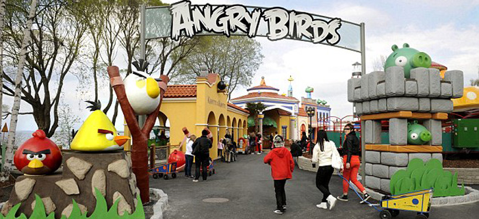 Се отвори забавен парк инспириран од играта „Angry Birds“