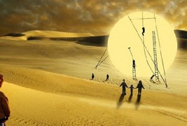 Надреални фото-илустрации инспирирани од детската имагинација