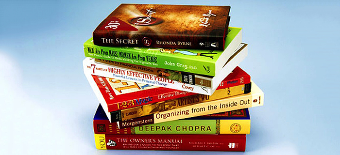 Books is your life. Self help books. Self Development books.