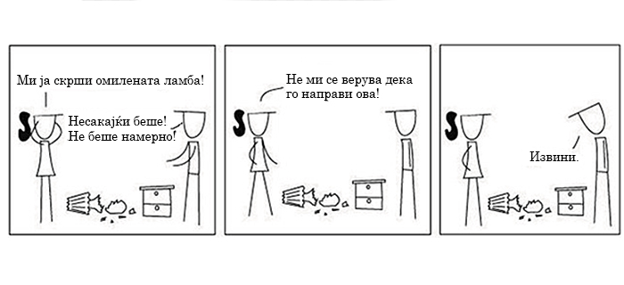 Грешките на мажите, наспроти грешките на жените