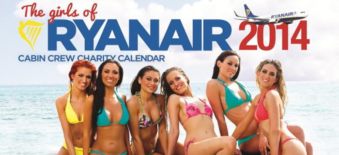 Секси календар од стјуардесите на авиокомпанијата „Ryanair“