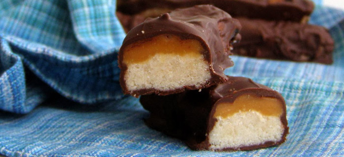 Направете домашни „Twix“ чоколатца
