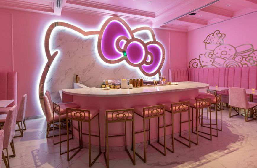 Би пиеле кафе во оваа „Hello Kitty“ кафетерија?